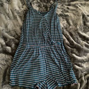 American Eagle teal romper